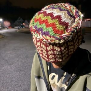 Colorful Knit Kids Hat